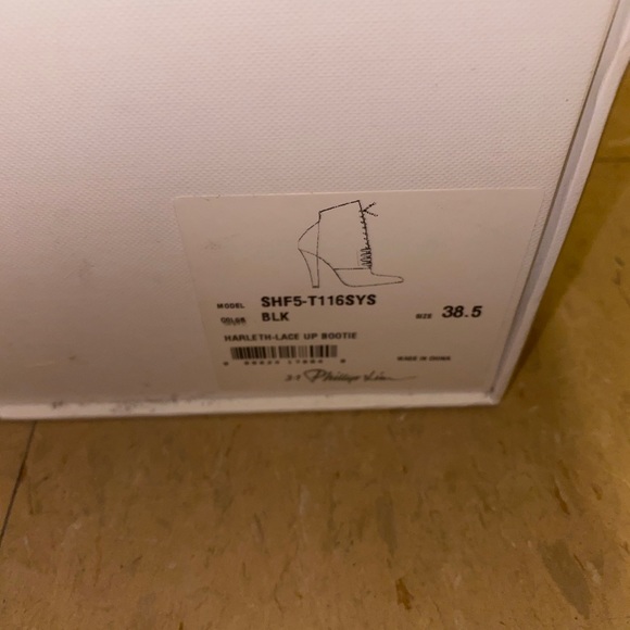 3.1 PhillipLim Harleth Suede Leather LaceUp Bootie - Picture 9 of 14